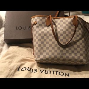 Louis Vuitton Neverfull MM Damier Azur
